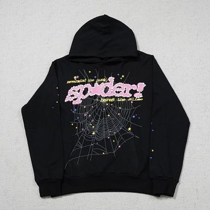 Sp5der 555555 Pink V2 Hoodie