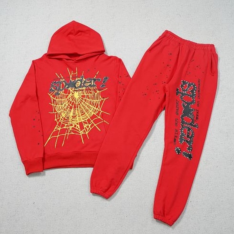 Sp5der 555555 Wed yellow star Hoodie