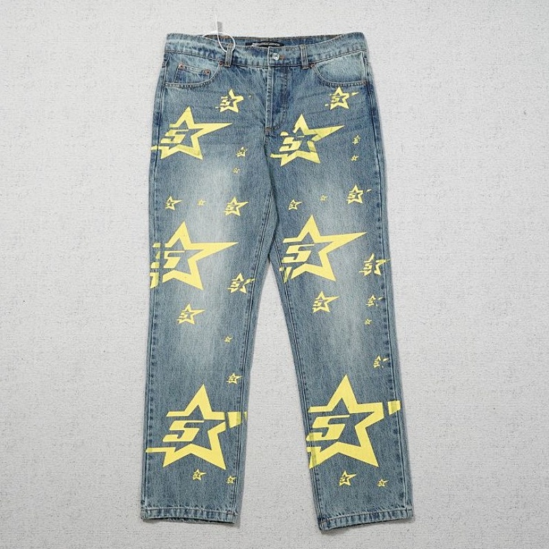 Sp5der All Over 5 Star Denim