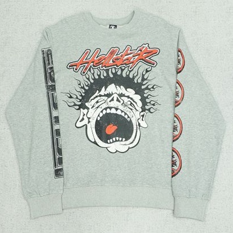 Hellstar Studios Records Crewneck Hoodie