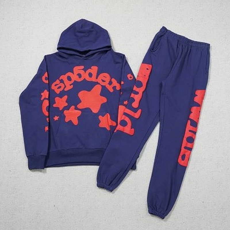 Sp5der 555555 Wed yellow star Hoodie