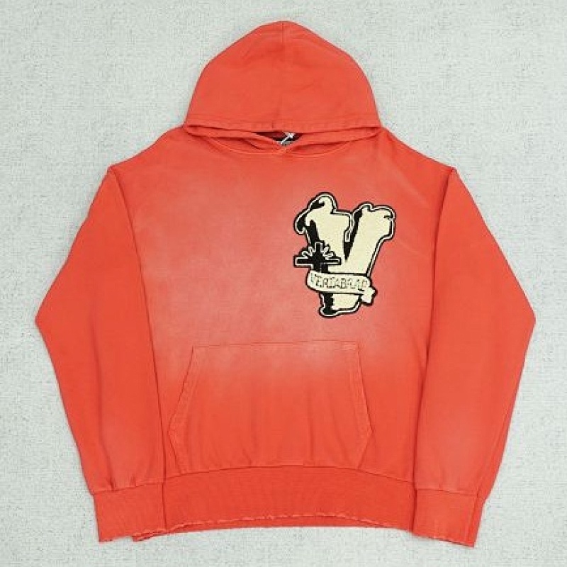 Vertabrace Embroidered Patch Logo Hoodie