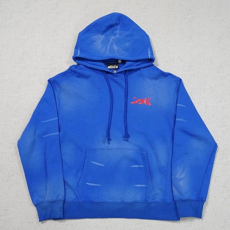 HELLSTAR Sports Gel Blue Hoodie