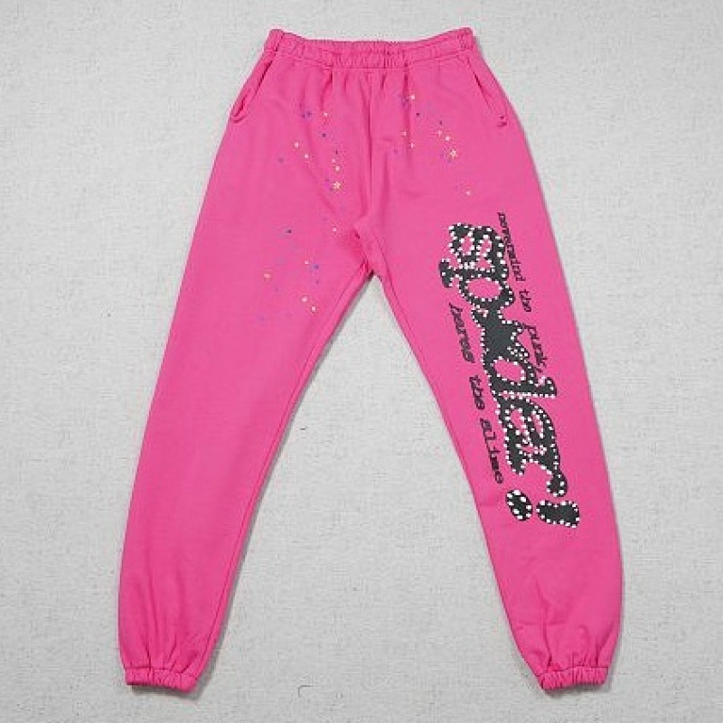 Sp5der 555555 Pink V2 pant