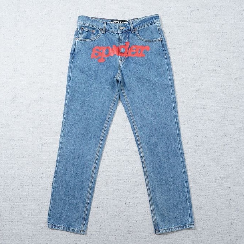 Sp5der 555555 demin jean jacket