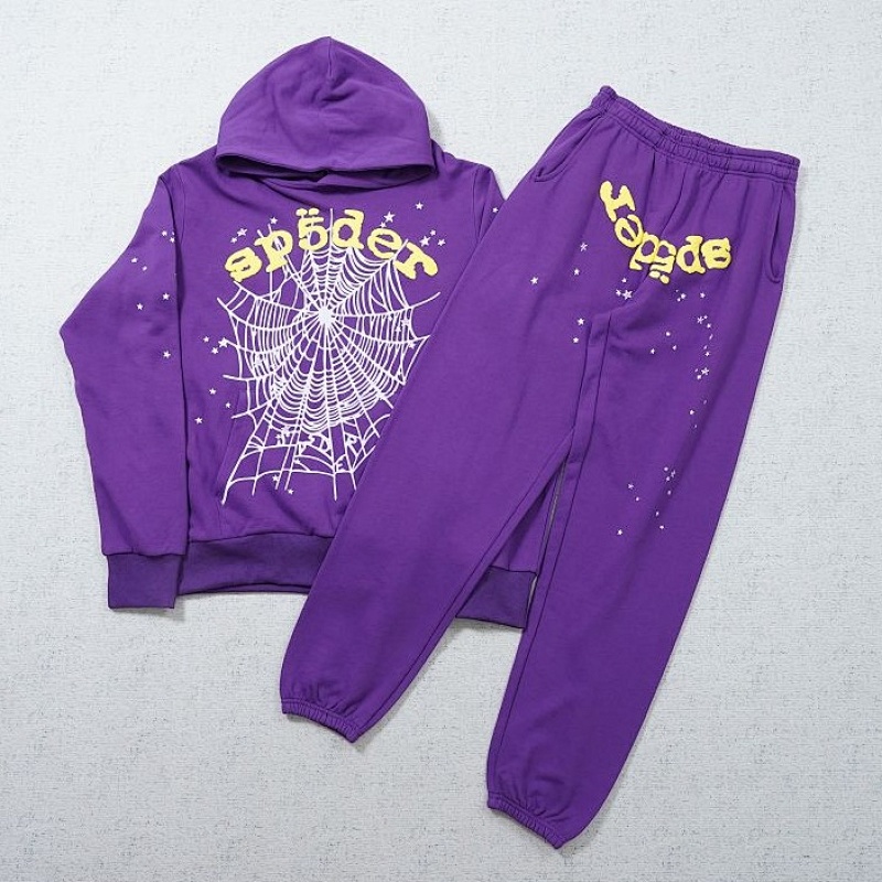 +198 Sp5der 555555 Zip Up Hoodie