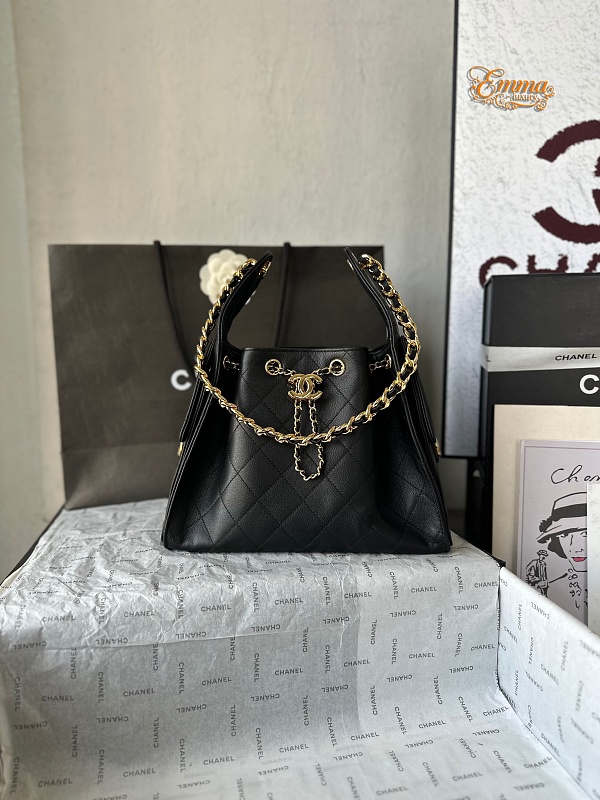 EMMA-顶级货_跑量价TVT21730 法国·高端定制品 Chane1 25c 牛皮嘻哈包浅金扣 香奈儿 c