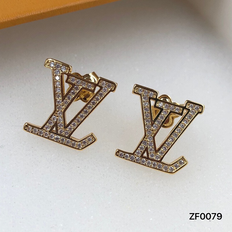 Letter earrings
