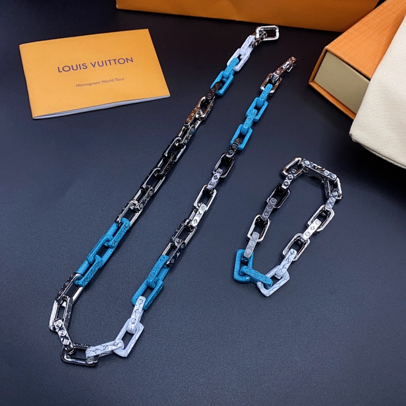Monogram Chain Blue Suit