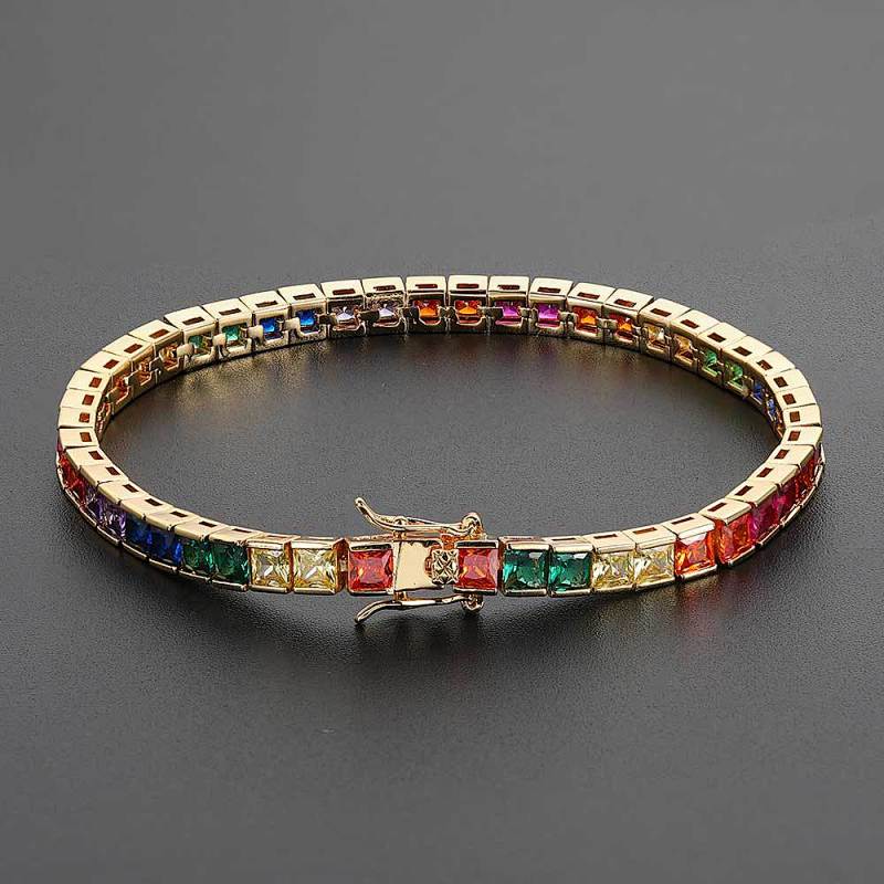 Colorful tennis chain