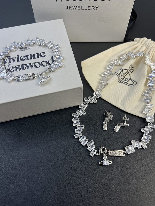 Square Zircon Set