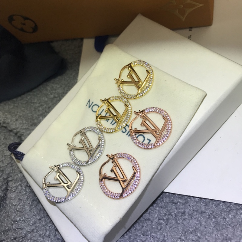 Starry letter earrings