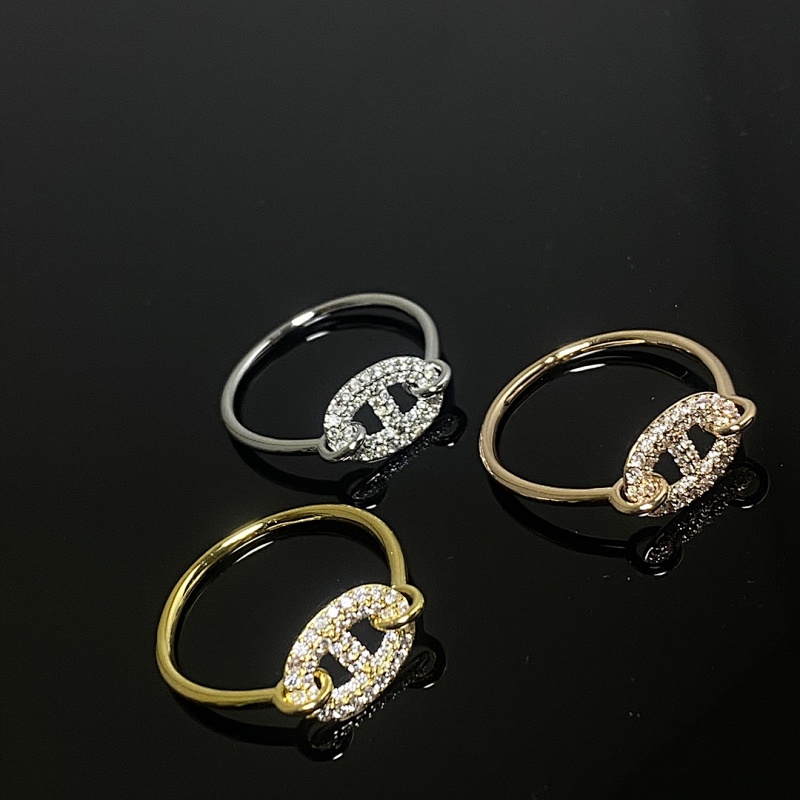 Diamond Pig Nose Ring
