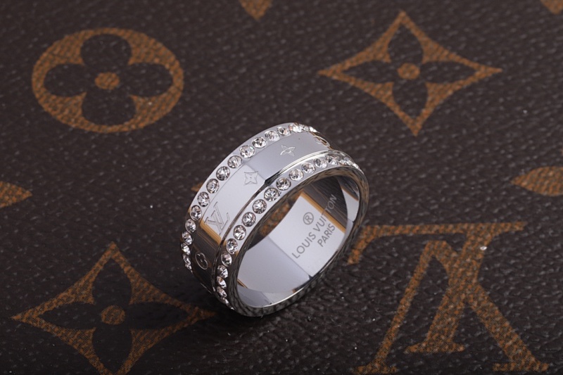 Silver full diamond ring
