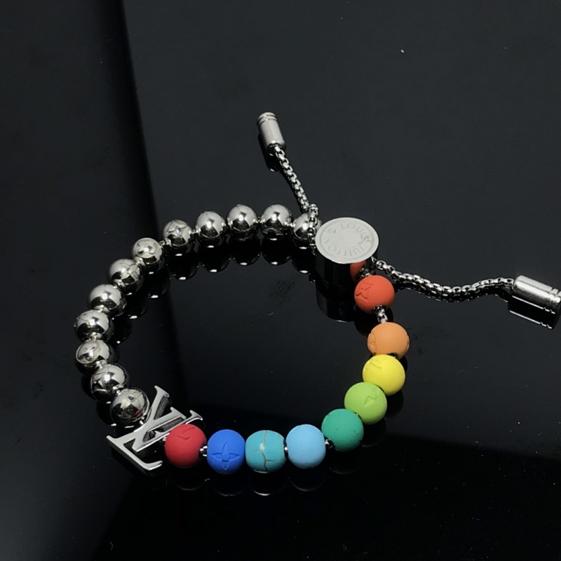 Rainbow bead bracelet