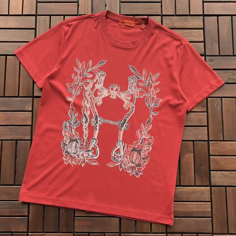 HERMES T-SHIRT 77051822 (im 185CM 80KG iwear size L in the photo)