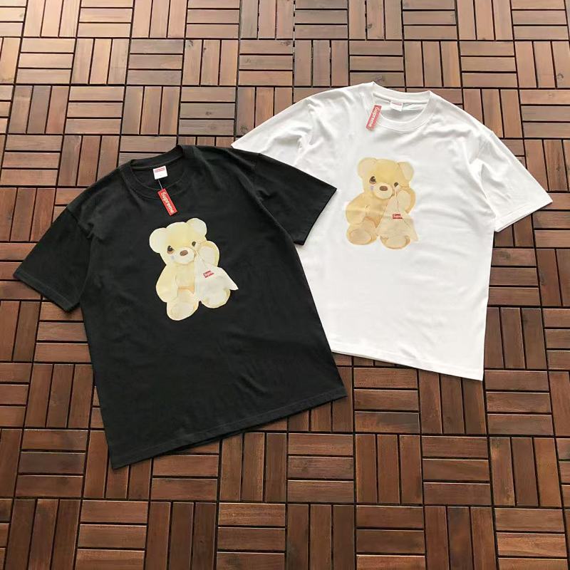SUPREME T-SHIRT 77033007 (im 176CM 58KG iwear size M in the photo)