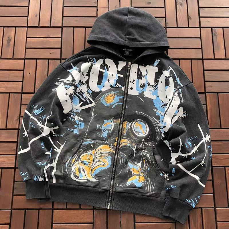 MIXED EMOTION HOODIE 77010660 (im 185CM 80KG iwear size M in the photo)