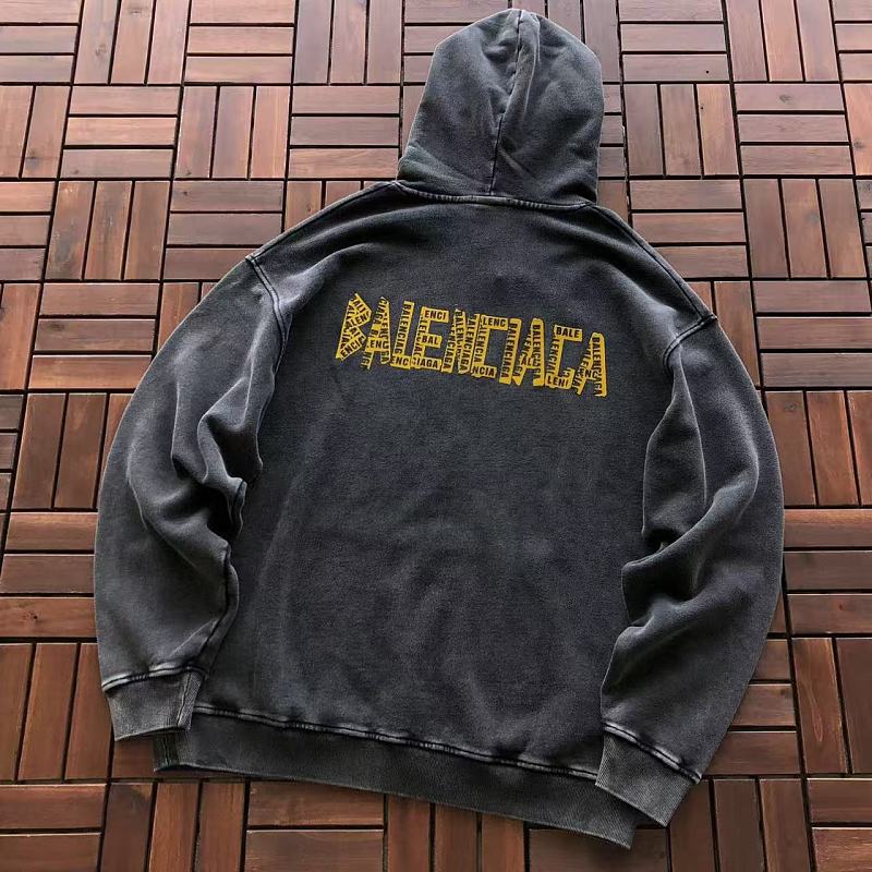 BALENCIAGA HOODIE 55082103 (im 185CM 70KG iwear size XL in the photo)
