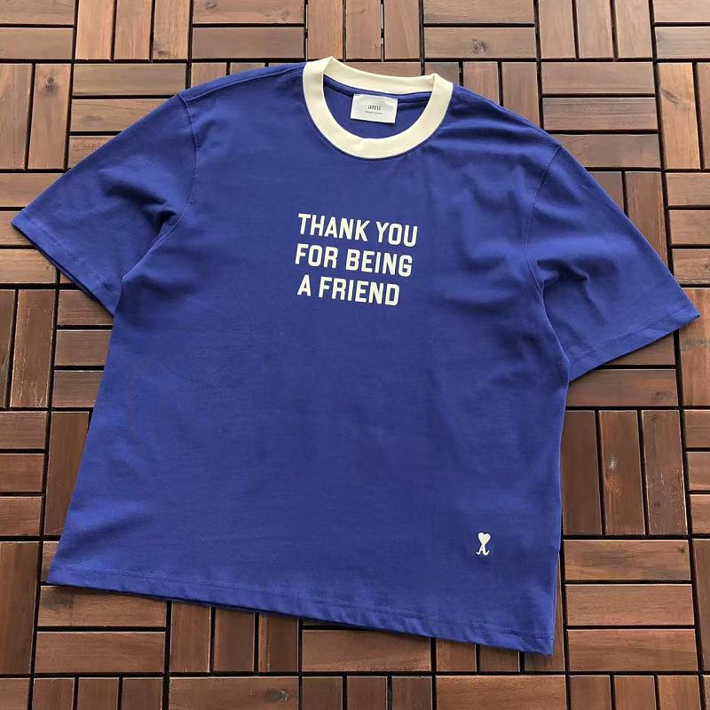 AMI T-SHIRT 88071609 (im 185CM 80KG iwear size M in the photo)