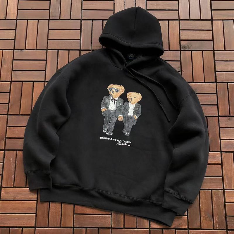 RALPH LAUREN HOODIE FLEECE 88072908 (im 185CM 80KG iwear size M in the photo)