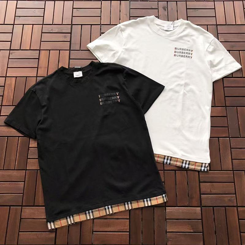 BURBERRY T-SHIRT 77051005 (im 180CM 68KG iwear size M in the photo)