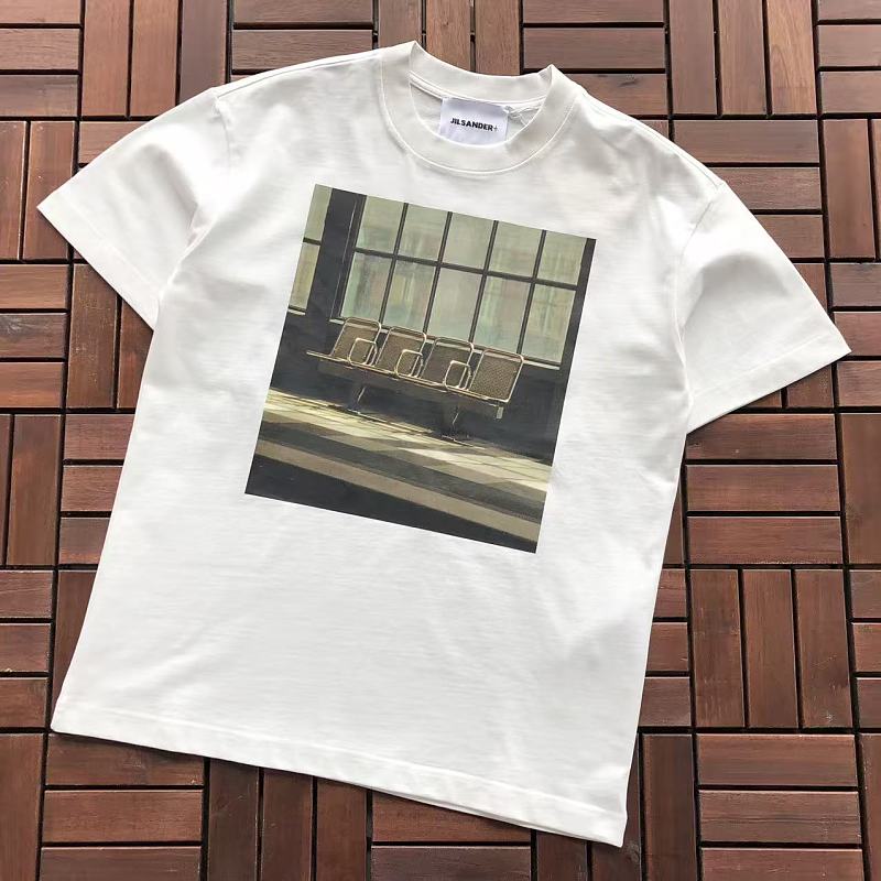 JIL SANDER T-SHIRT 55071549 (im 185CM 80KG iwear size S in the photo)