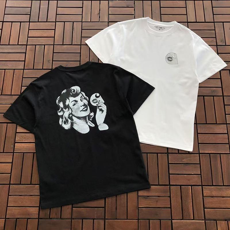 CARHARTT T-SHIRT 55041448 (im 185CM 80KG iwear size M in the photo)