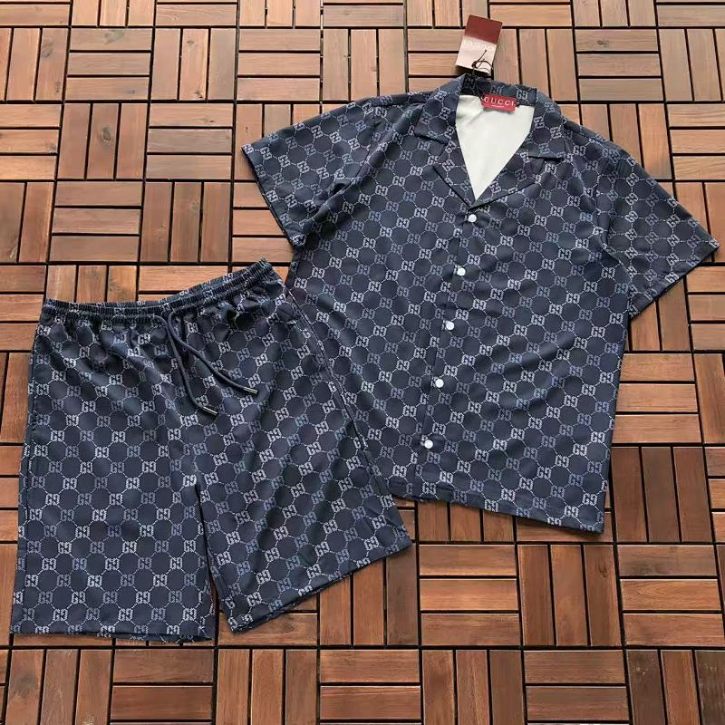 GUCCI T-SHIRT SHIRT SHORTS 77041341 (im 185CM 80KG iwear size L in the photo)