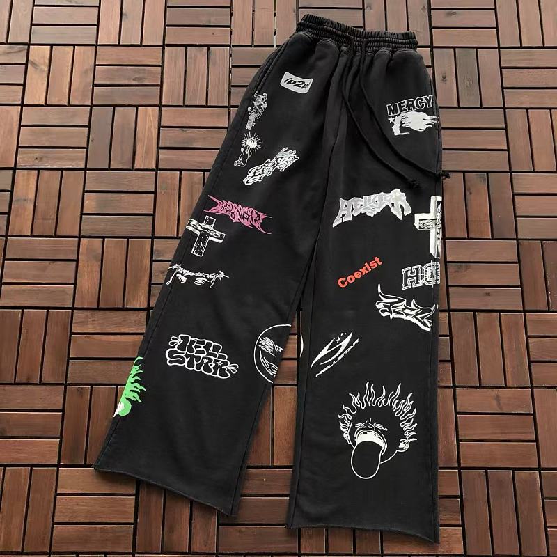 HELLSTAR TROUSERS 55082834 (im 180CM 68KG iwear size M in the photo)