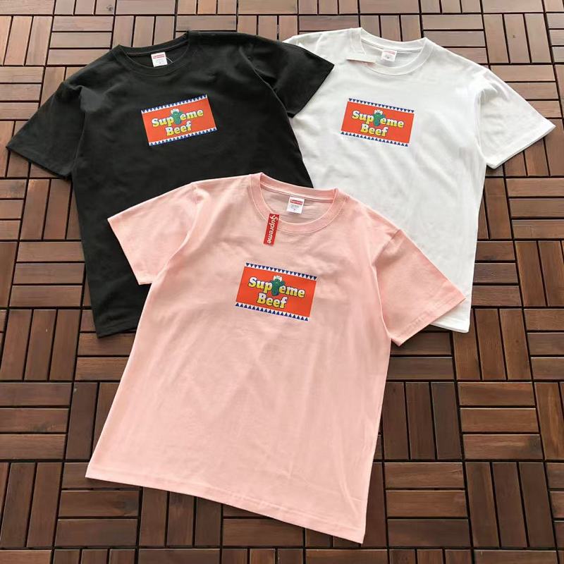 SUPREME T-SHIRT 55022756 (im 176CM 58KG iwear size M in the photo)