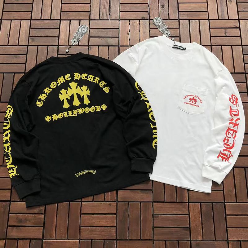 CHROME HEARTS LONG-SLEEVE 77081120 (im 185CM 70KG iwear size S in the photo)