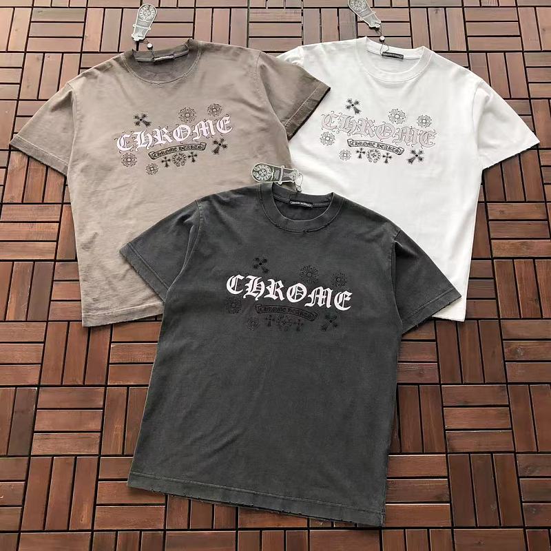CHROME HEARTS T-SHIRT 55061604 (im 185CM 80KG iwear size L in the photo)