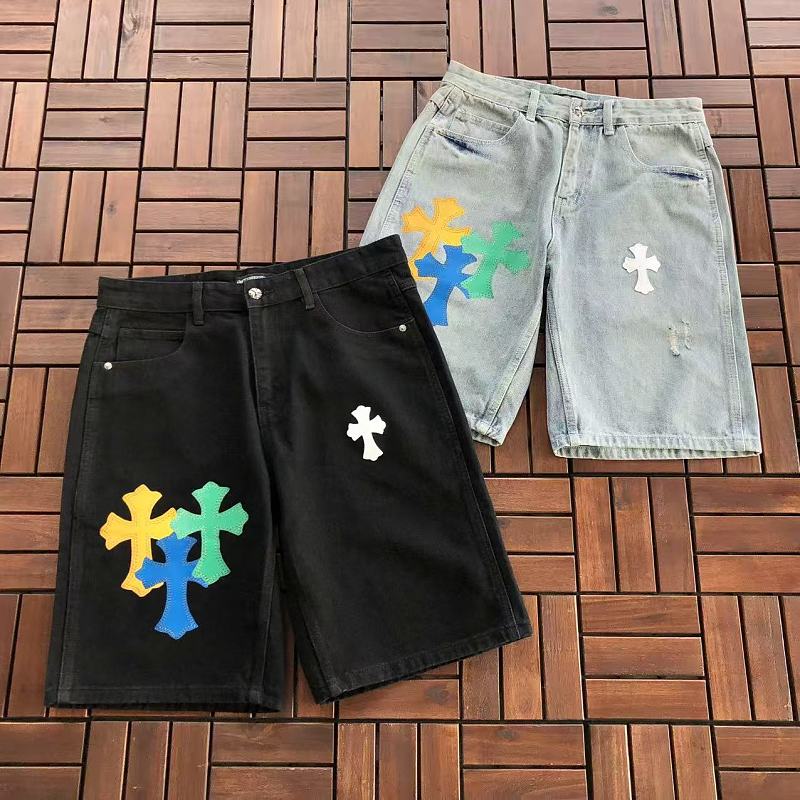 CHROME HEARTS SHORTS JEANS 55070419(im 185CM 70KG iwear size L in the photo)