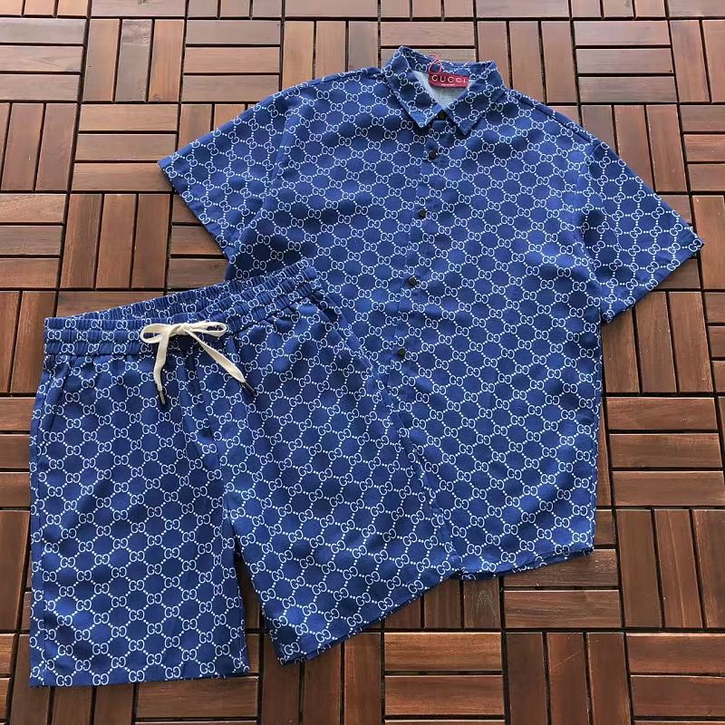 GUCCI T-SHIRT SHIRT SHORTS 55070984 (im 185CM 70KG iwear size L in the photo)