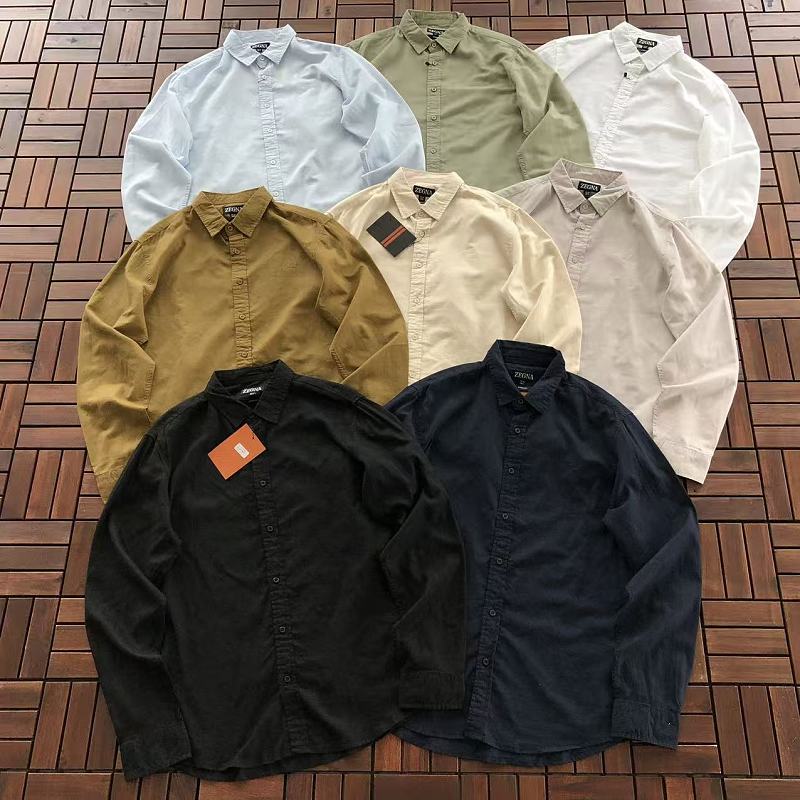 ZEGNA LONG-SLEEVE 66042036 (im 176CM 58KG iwear size L in the photo)