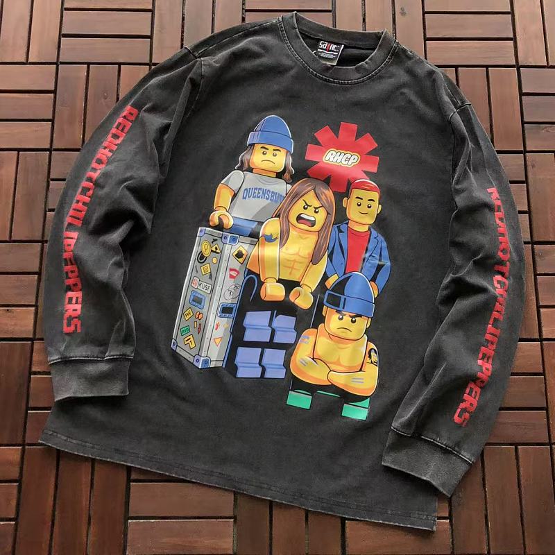 SAINT MICHAEL LONG-SLEEVE 77042295 (im 176CM 58KG iwear size L in the photo)