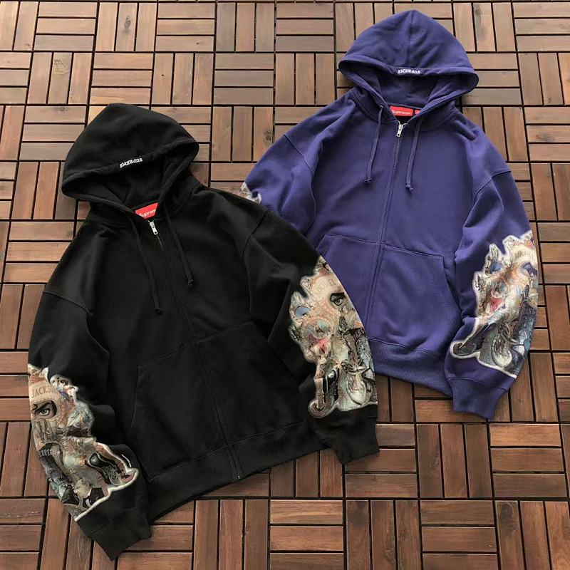 SUPREME & MICHAEL JACKSON HOODIE FLEECE 88013006 (im 185CM 80KG iwear size M in the photo)