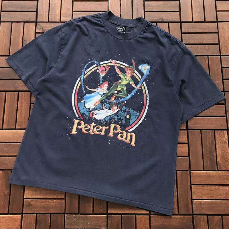 SAINT MICHAEL T-SHIRT 55020900 (im 180CM 68KG iwear size S in the photo)