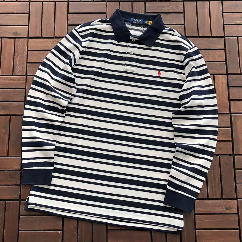 RALPH LAUREN LONG-SLEEVE POL 66090101 O(im 180CM 68KG iwear size XL in the photo)