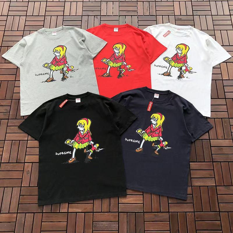 SUPREME T-SHIRT 55081718 (im 185CM 80KG iwear size L in the photo)