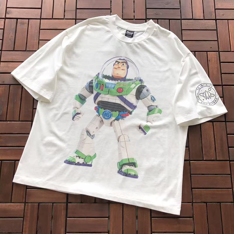 SAINT MICHAEL T-SHIRT 55090128 (im 185CM 70KG iwear size S in the photo)