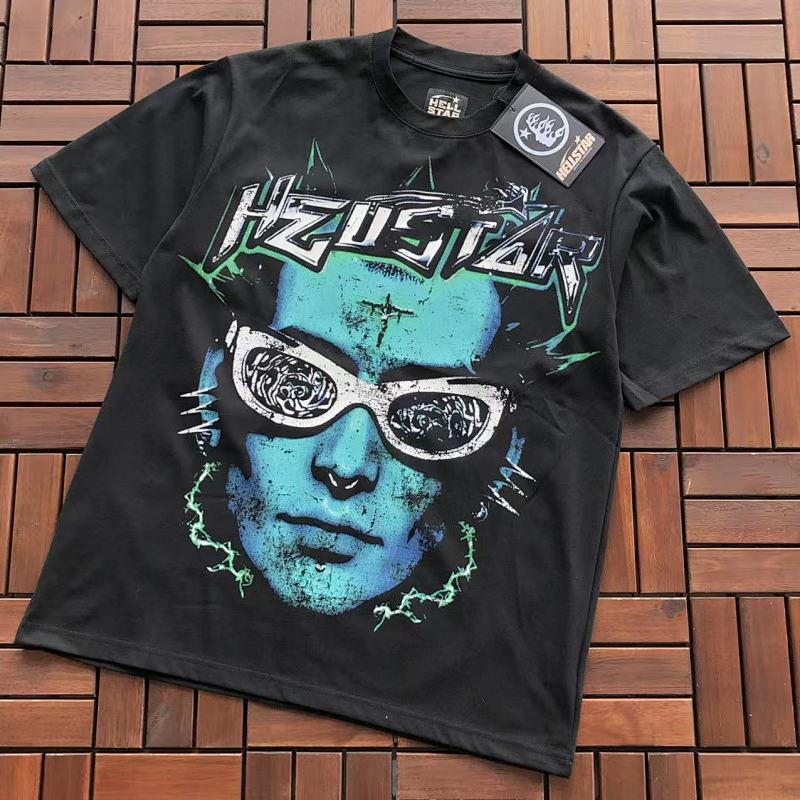 HELLSTAR T-SHIRT 33120462 (im 180CM 68KG iwear size XL in the photo)
