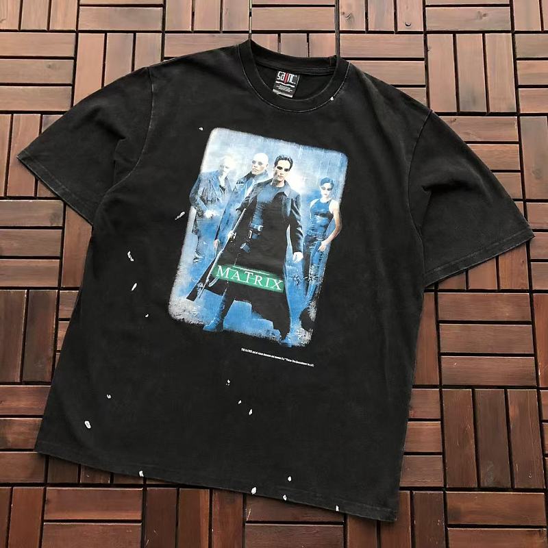 SAINT MICHAEL T-SHIRT 77042327 (im 176CM 58KG iwear size L in the photo)