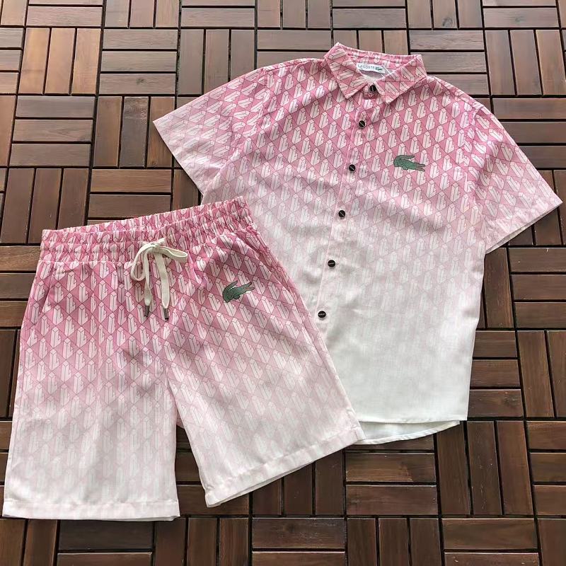 LACOSTE T-SHIRT SHIRT SHORTS 55070988 (im 185CM 70KG iwear size L in the photo)
