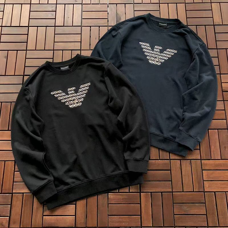 EMPORIO ARMANI SWEATER 66072039 (im 185CM 70KG iwear size XL in the photo)
