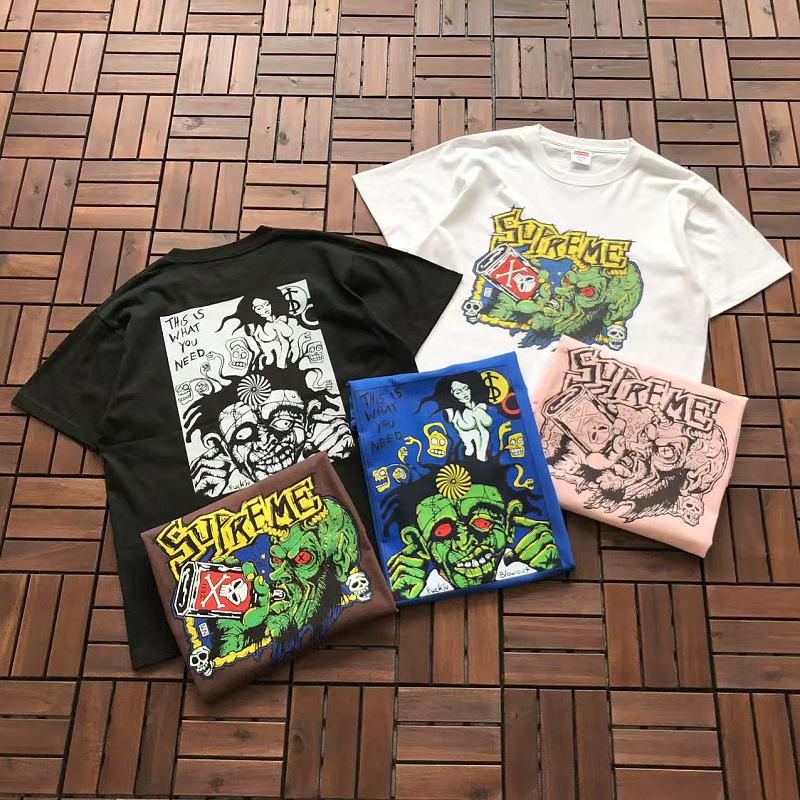 SUPREME T-SHIRT 55040366 (im 185CM 80KG iwear size M in the photo)