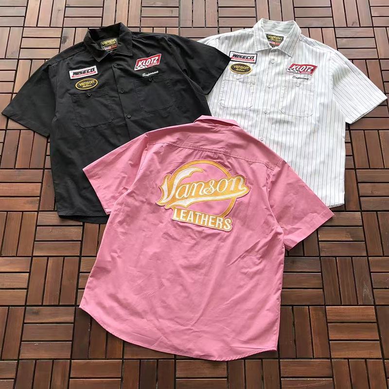 SUPREME X VANSON LEATHERS T-SHIRT SHIRT 88051407 (im 185CM 70KG iwear size M in the photo)
