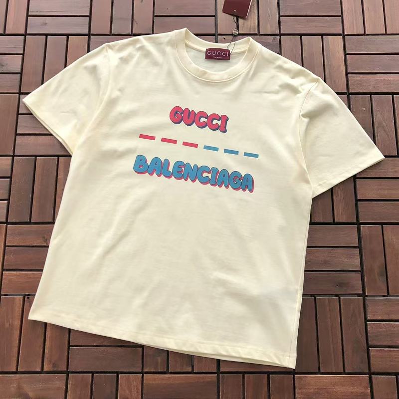 GUCCI & BALENCIAGA T-SHIRT 55062203 (im 180CM 68KG iwear size S in the photo)