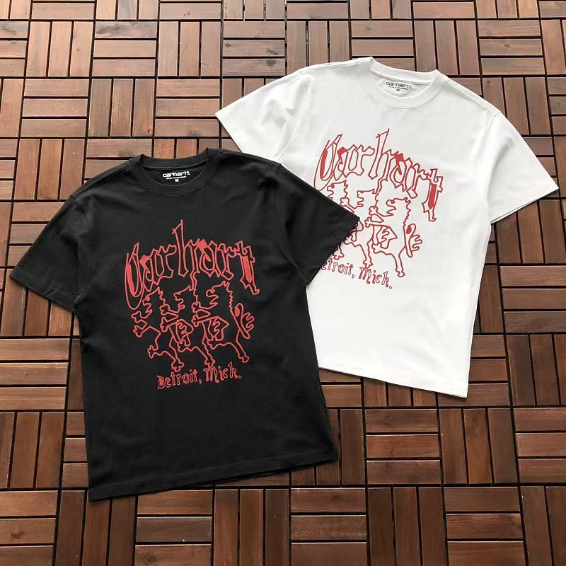 CARHARTT T-SHIRT 55041421 (im 185CM 80KG iwear size M in the photo)